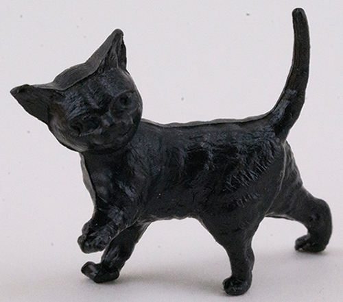 Tiny Black Cat, 3/4 Inch Tall